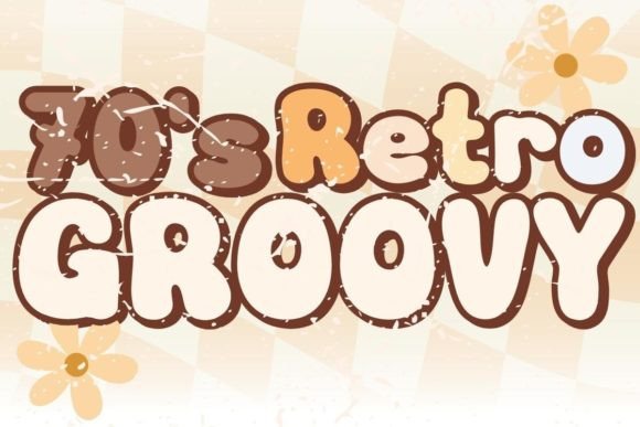 70’s Retro Groovy: A Script Font for Makers