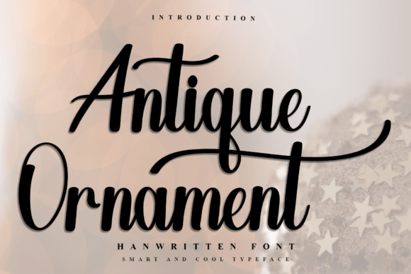Antique Ornament Font for Festive Business Branding