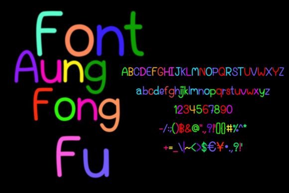 Aung Fong Fu: A Playful Script Font for Editorial Design