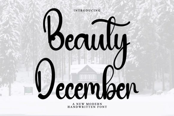 Beauty December: A Handwritten Font for Modern Branding