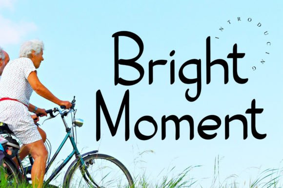 Bright Moment Font for Elegant Handmade Designs