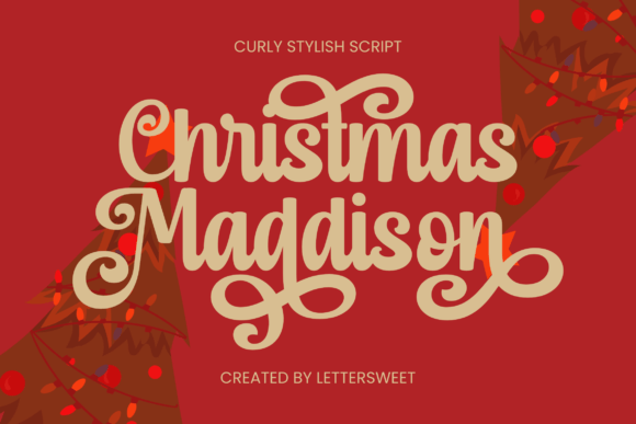Christmas Maddison Font for Elegant Business Branding