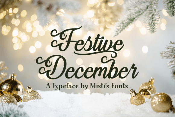 Festive December: The Ultimate Holiday Script Typeface