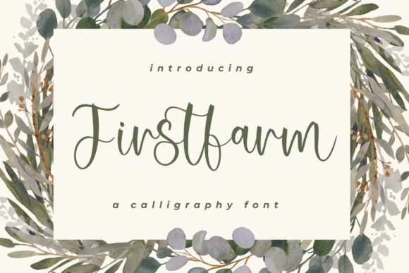 Firstfarm: Authentic Script Font for Web Design
