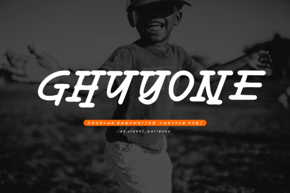 Ghuyone Font: Bold Handwritten Style for Brands