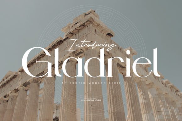 Gladriel: The Exotic Modern Serif for Makers