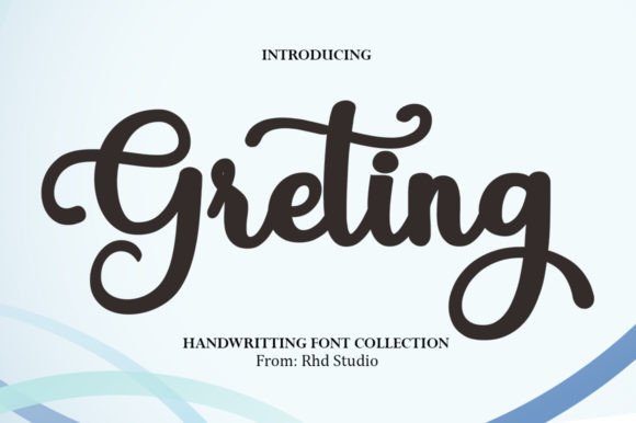 Greting Font: Elevate Your Brand with Sweet Script Typography