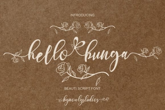 Hello Bunga: A Modern Calligraphy Font for Branding