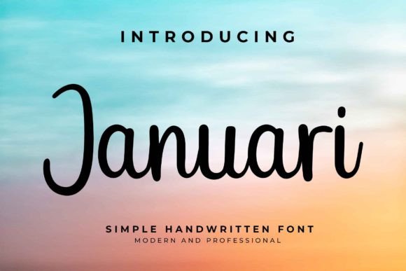 Januari: A Professional Handwritten Font for Editorial Design