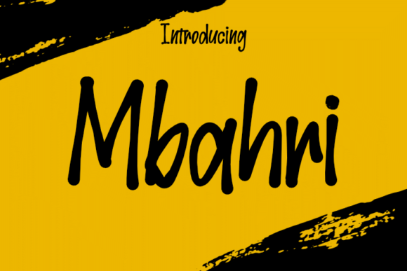 Mbahri: The Perfect Handwritten Font for Crafters