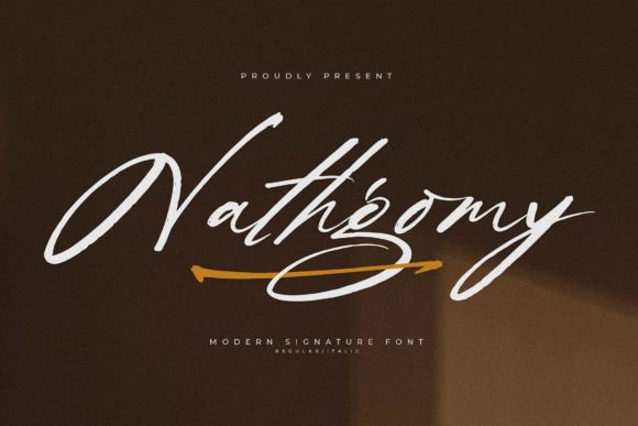 Nathgomy Typeface for Elegant Branding