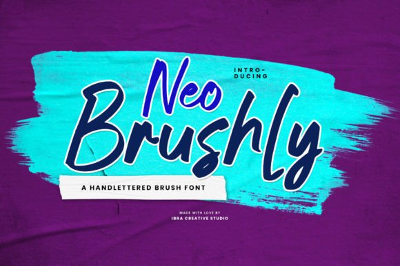 Neo Brushly: A Hand-Lettered Typeface for Modern Editors