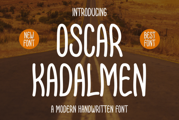 Oscar Kadalmen: The Perfect Handwritten Font for Crafters