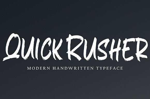 Quick Rusher Font Review for Makers
