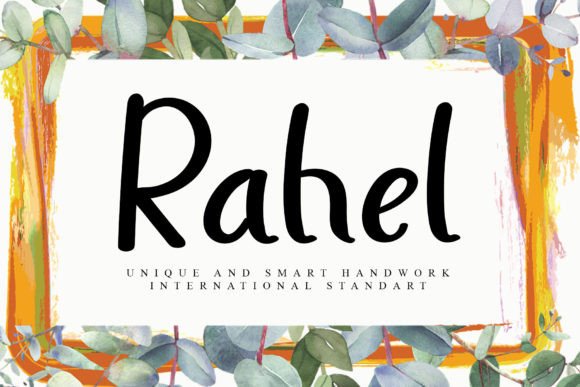 Rahel: The Script Handwritten Font for Elegant Campaigns