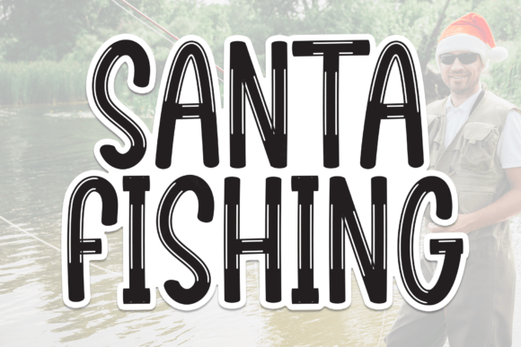 Santa Fishing: A Friendly Handwritten Font for Brands