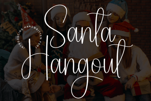 Santa Hangout: The Perfect Script Font for Crafters