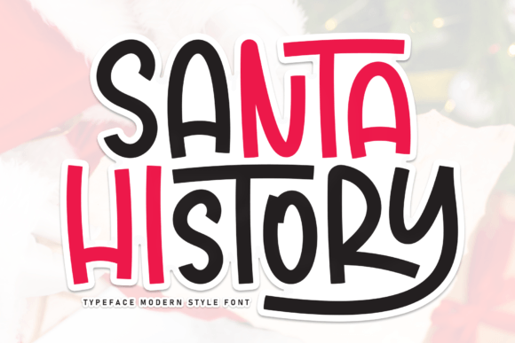 Santa History: A Friendly Handwritten Typeface for Editorial Design