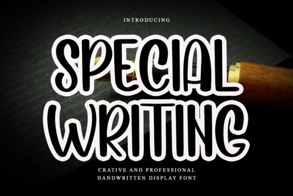 Special Writing Font for Handmade Branding