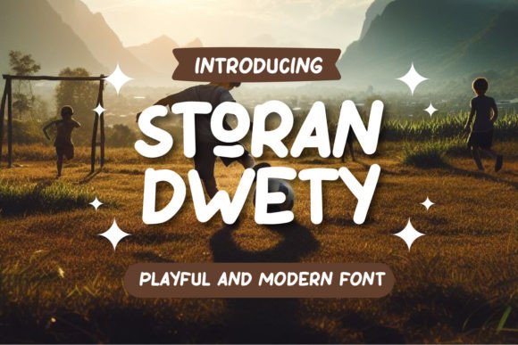 Storan Dwety: A Playful Modern Typeface for Editors
