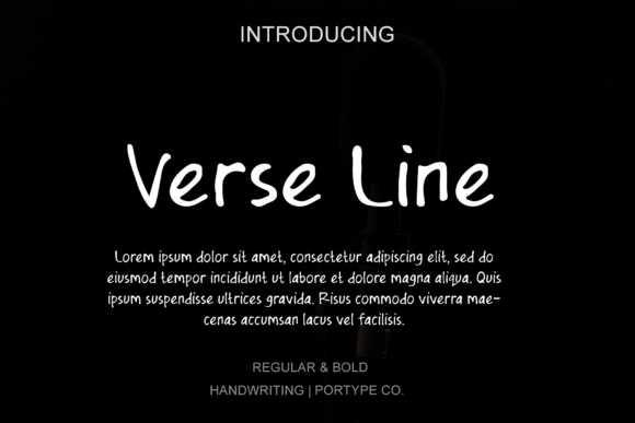 Verse Line: A Playful Handwritten Font for Branding