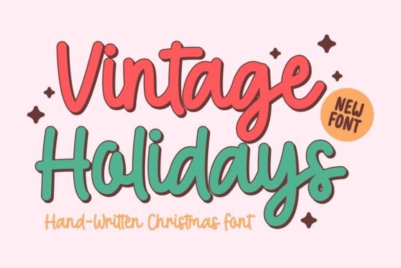 Vintage Holidays Font: A Nostalgic Script Review