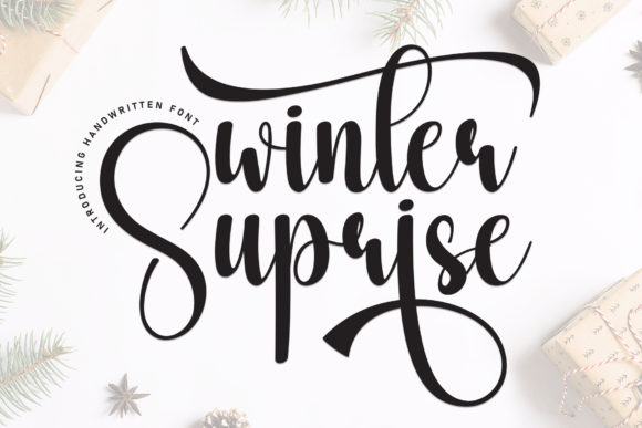 Winter Suprise Font for Modern Web Design